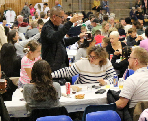 Repas à la salle