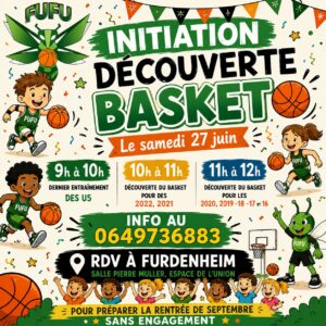 Initiation / découverte basket : le samedi 27 juin