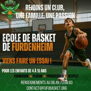 Reprise de l&rsquo;école de basket 2026 – 2027